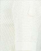 Polo shirts Openwork polo shirt Moncler White Women
