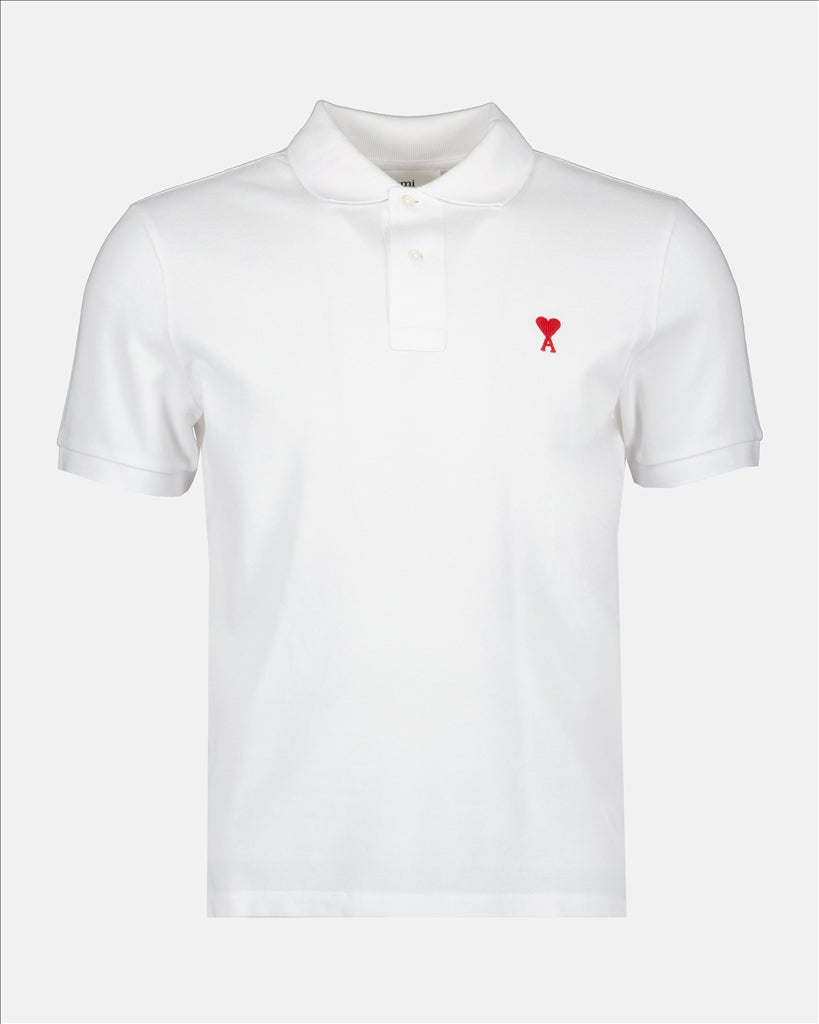 Polos Polo Ami de Coeur Ami PARIS Blanco Homme
