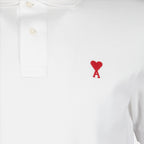 Polos Polo Ami de Coeur Ami PARIS Blanco Homme