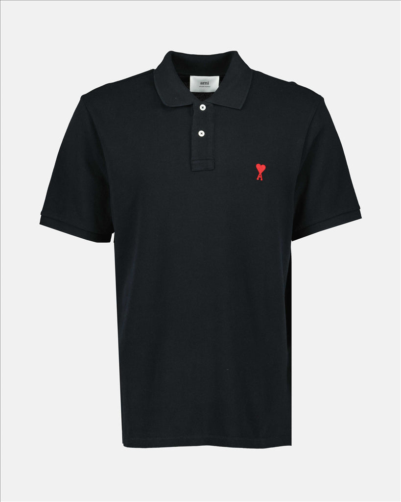 Polos Polo Ami de cœur Ami PARIS Preto Homme