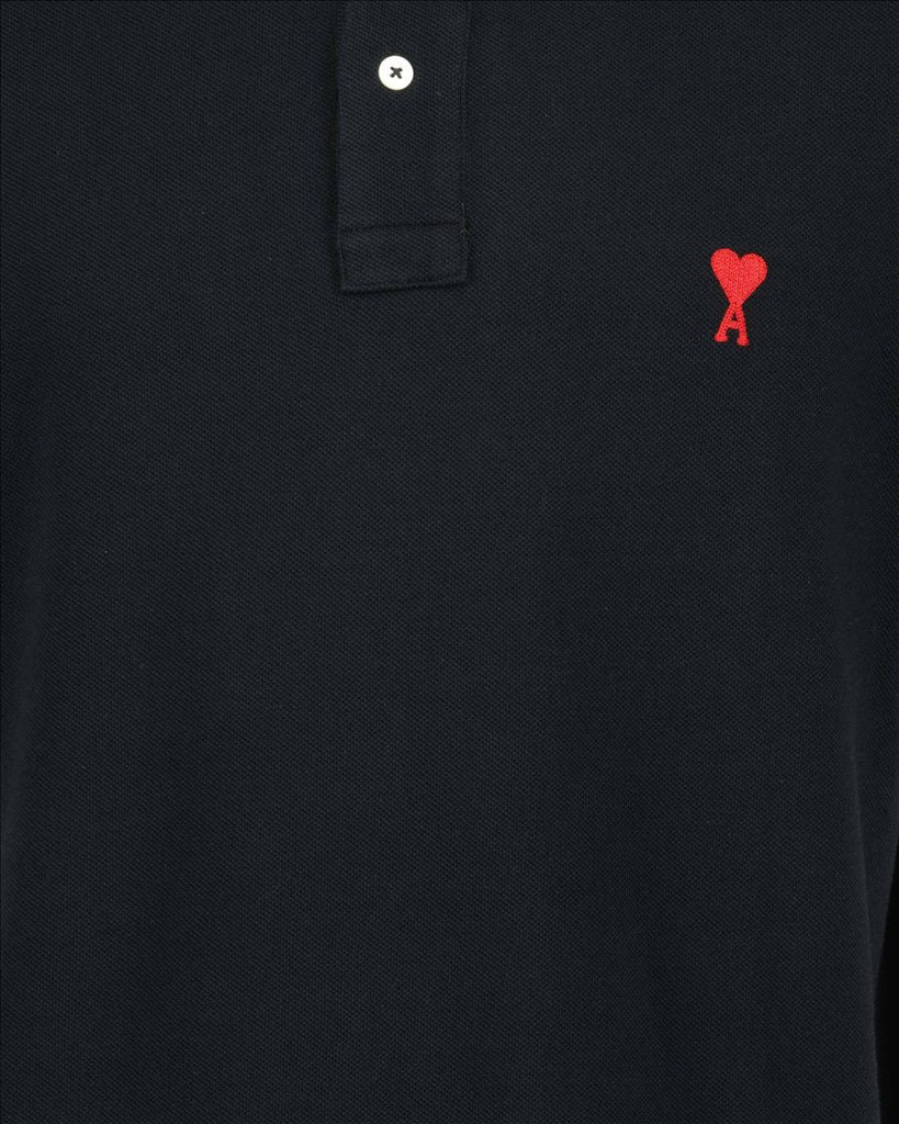 Polos Polo Ami de cœur Ami PARIS Preto Homme