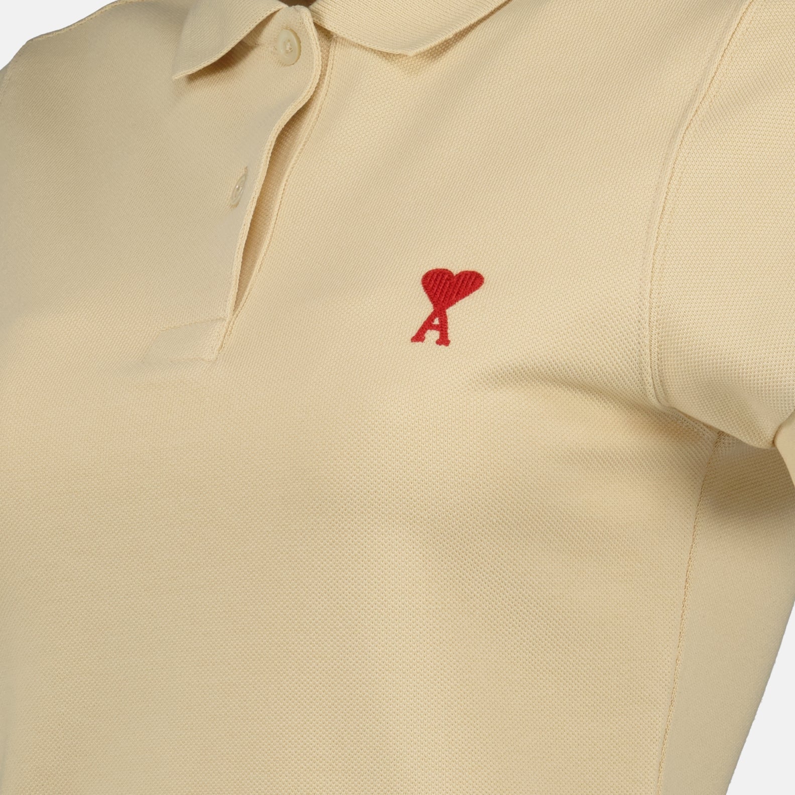 Polo shirts Friend of the heart polo shirt Ami PARIS Beige Women