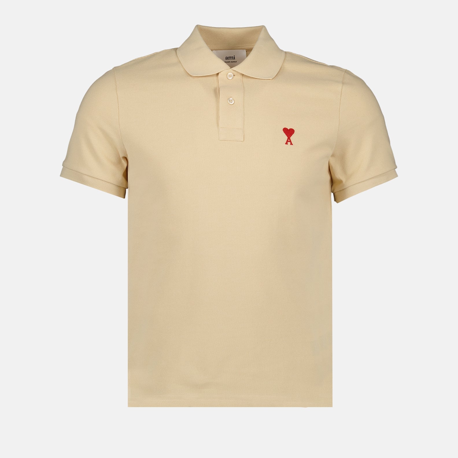 Polo shirts Friend of Heart Polo Shirt Ami PARIS Beige Man