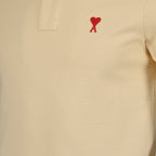 Polo shirts Friend of Heart Polo Shirt Ami PARIS Beige Man