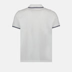 Polo shirts Polo shirt with logo and piping Moncler White Man