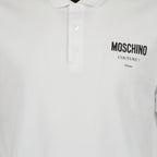 Polos Polo à logo Moschino Blanc Homme