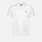 Polos Polo à logo Moncler Branco Homme