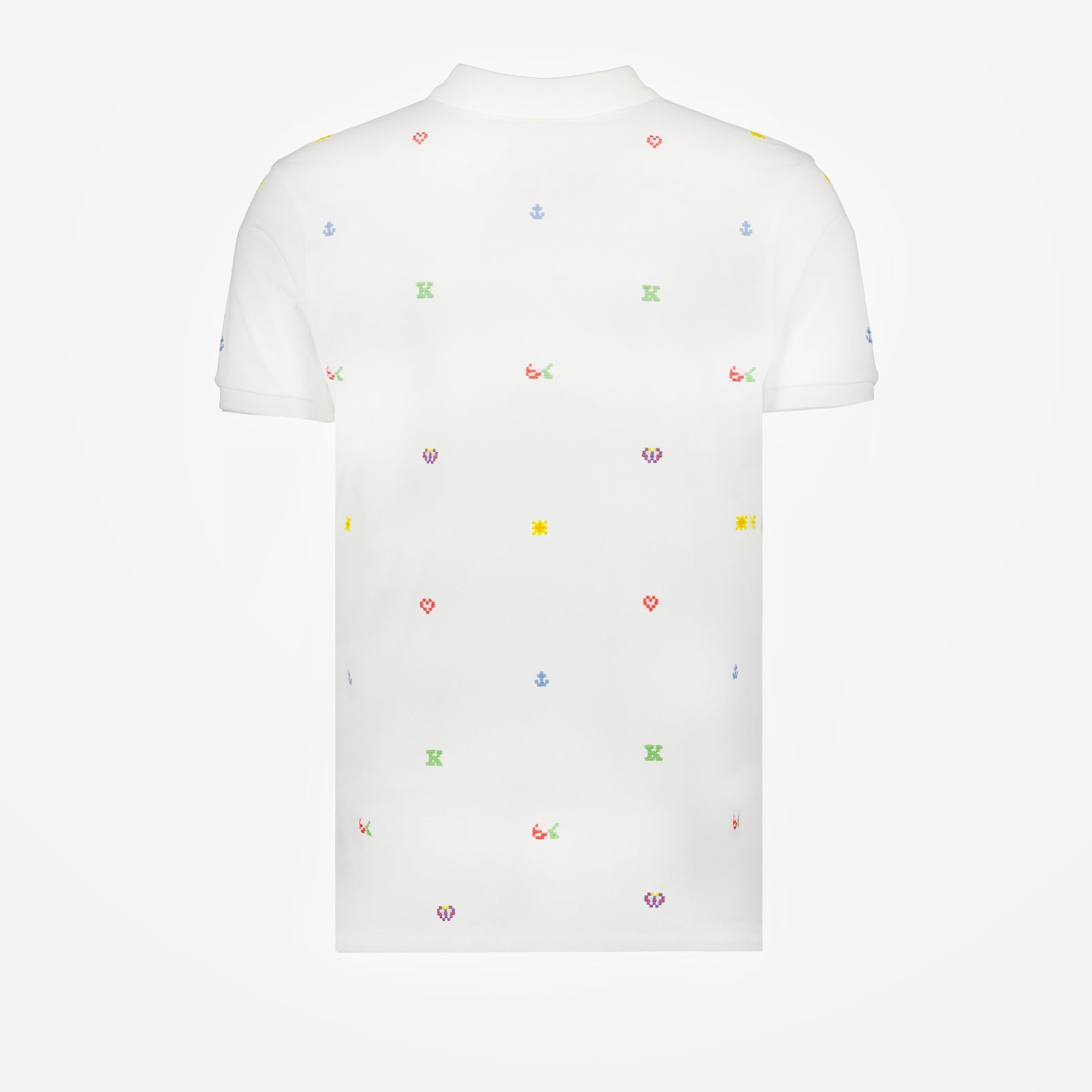 Polos Polo Kenzo Pixel Kenzo Blanc Homme