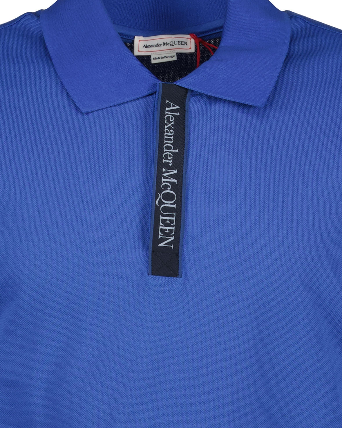 Polo shirts Band logo polo shirt Alexander McQueen Blue Man
