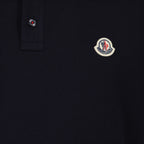 Polo shirts Polo shirt with logo and piping Moncler Blue Man