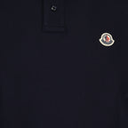 Polo shirts Polo shirt with logo and piping Moncler Blue Man