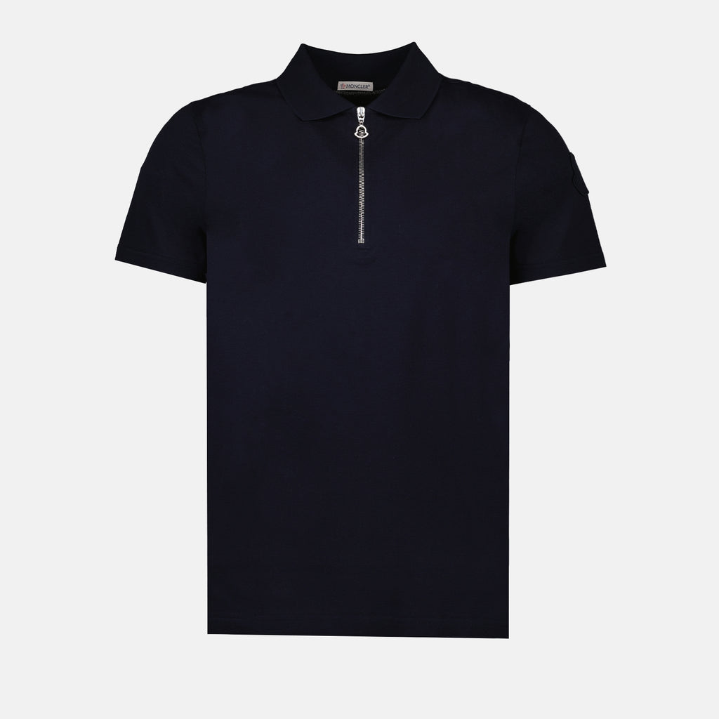 Polos Polo à zip Moncler Azul Homme