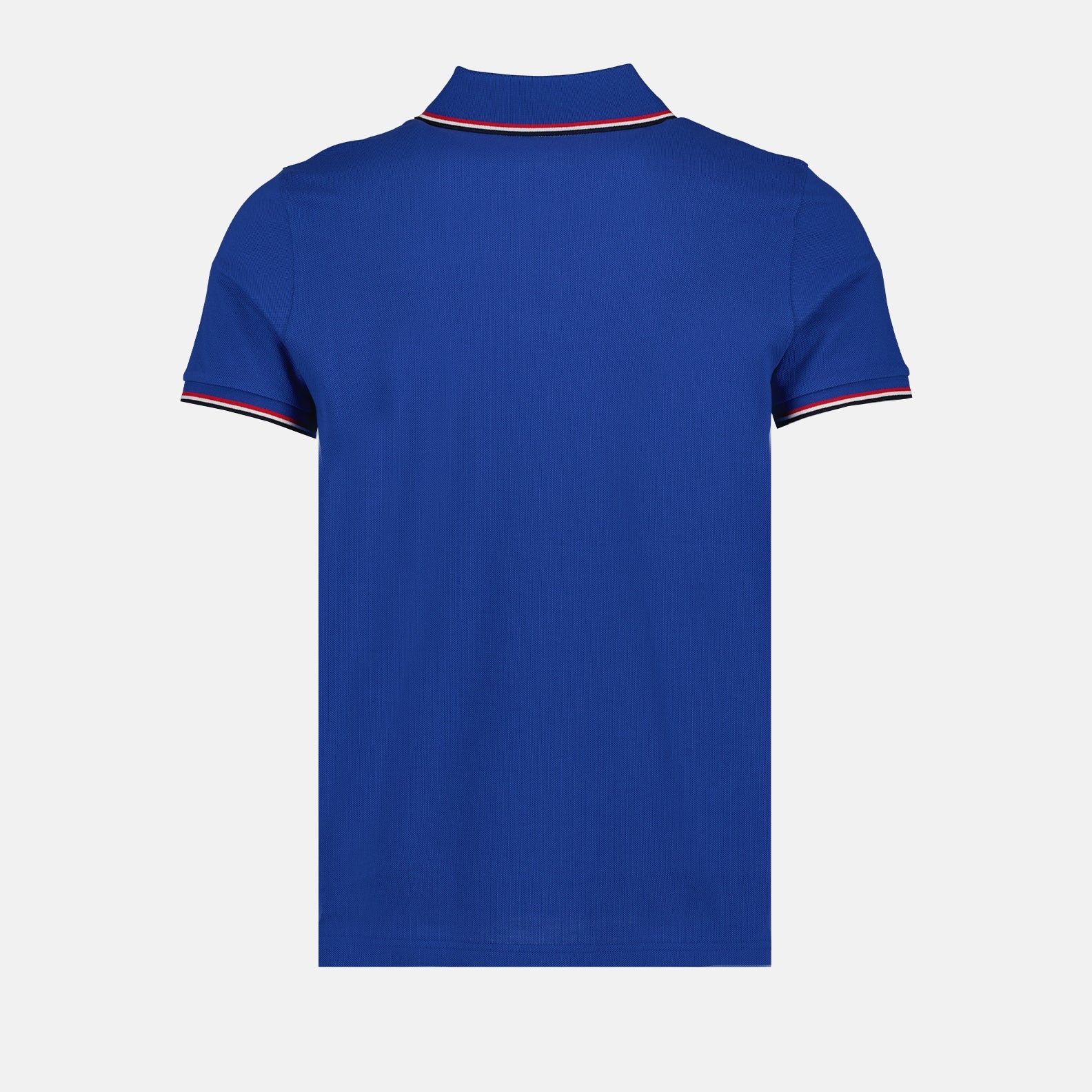 Polo shirts Polo shirt with logo and piping Moncler Blue Man