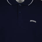 Polo shirts Embroidered polo <tc>Ami Paris</tc>  Ami PARIS Blue Man