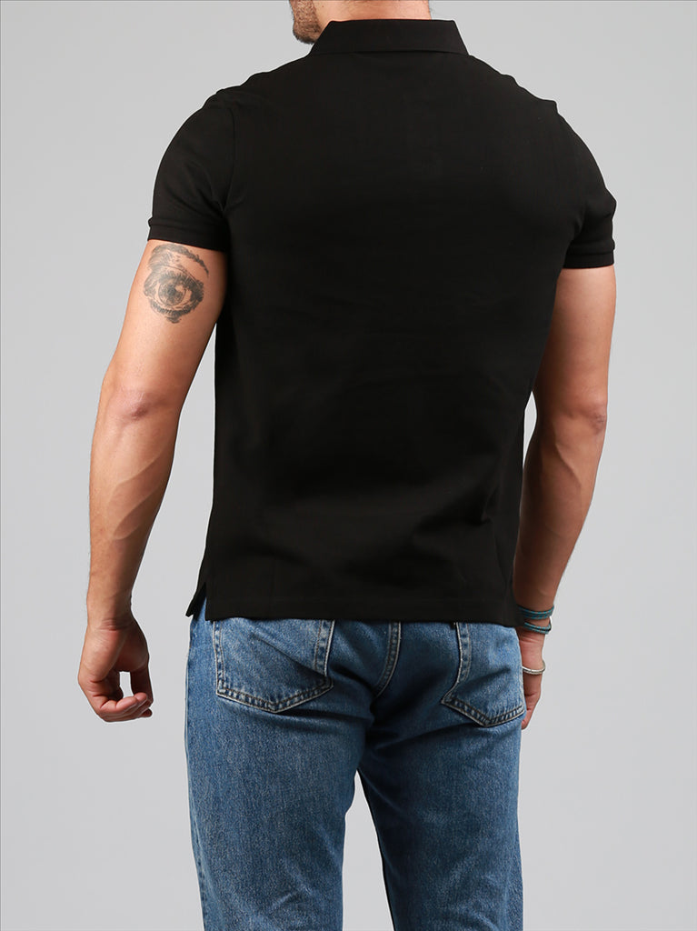 Polos Polo brodé Moncler Preto Homme