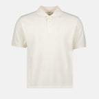 폴로 셔츠 Polo Cassandre en piqué de coton Saint Laurent 하얀색 Homme
