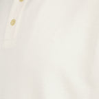 폴로 셔츠 Polo Cassandre en piqué de coton Saint Laurent 하얀색 Homme