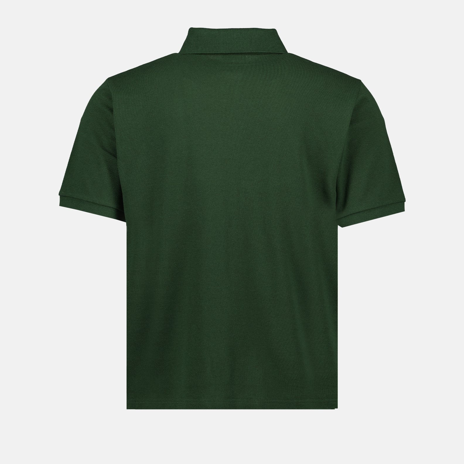 Polos Polo Cassandre en piqué de coton Saint Laurent Verde Homme