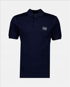 Polos Polo à plaque logo Dolce & Gabbana Azul Homme