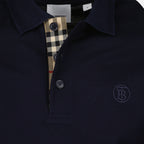 Polos Polo Eddie Burberry Bleu Homme