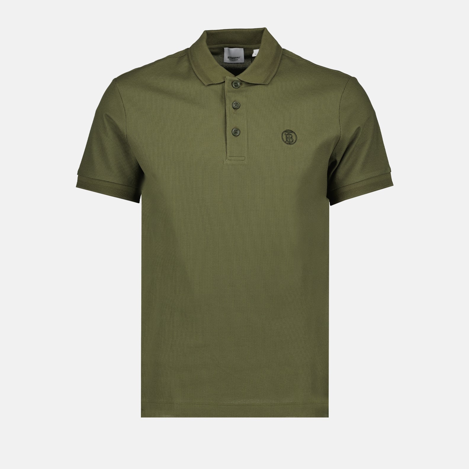 Polos Polo Eddie Burberry Vert Homme