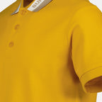Polos Polo en piqué Burberry Jaune Homme