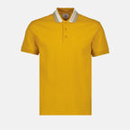 Polos Polo en piqué Burberry Jaune Homme