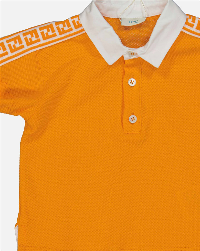 Vêtements Polo FF Fendi Orange Enfants