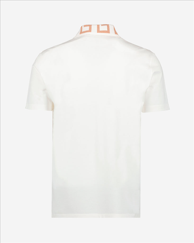 Polos Polo Greca Versace Blanc Homme