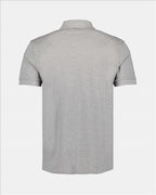 Polo Polo à logo bande Alexander McQueen Grigio Homme
