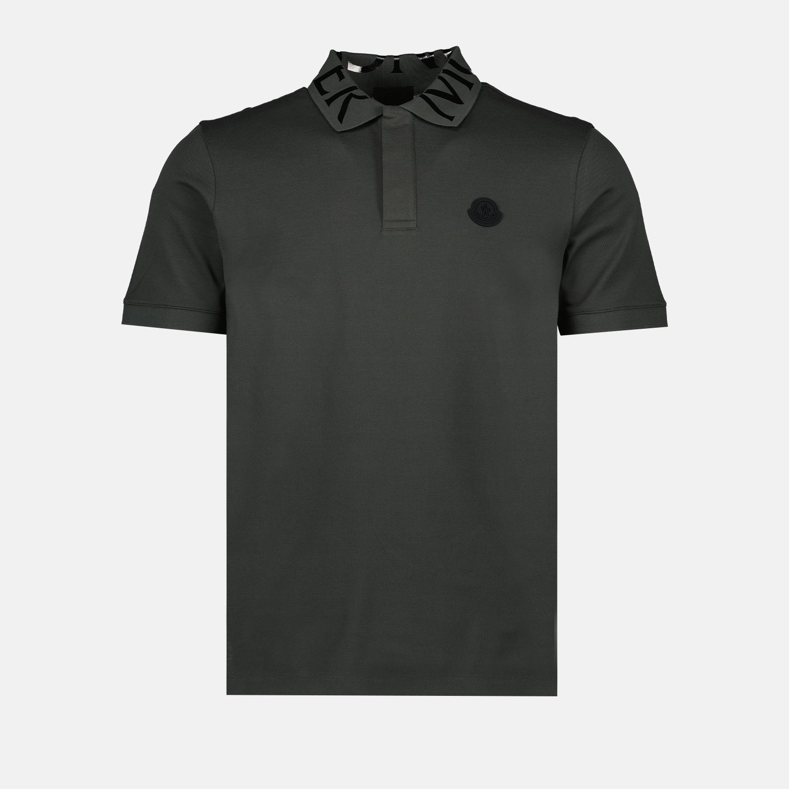 Polo shirts Logo polo shirt Moncler Green Man