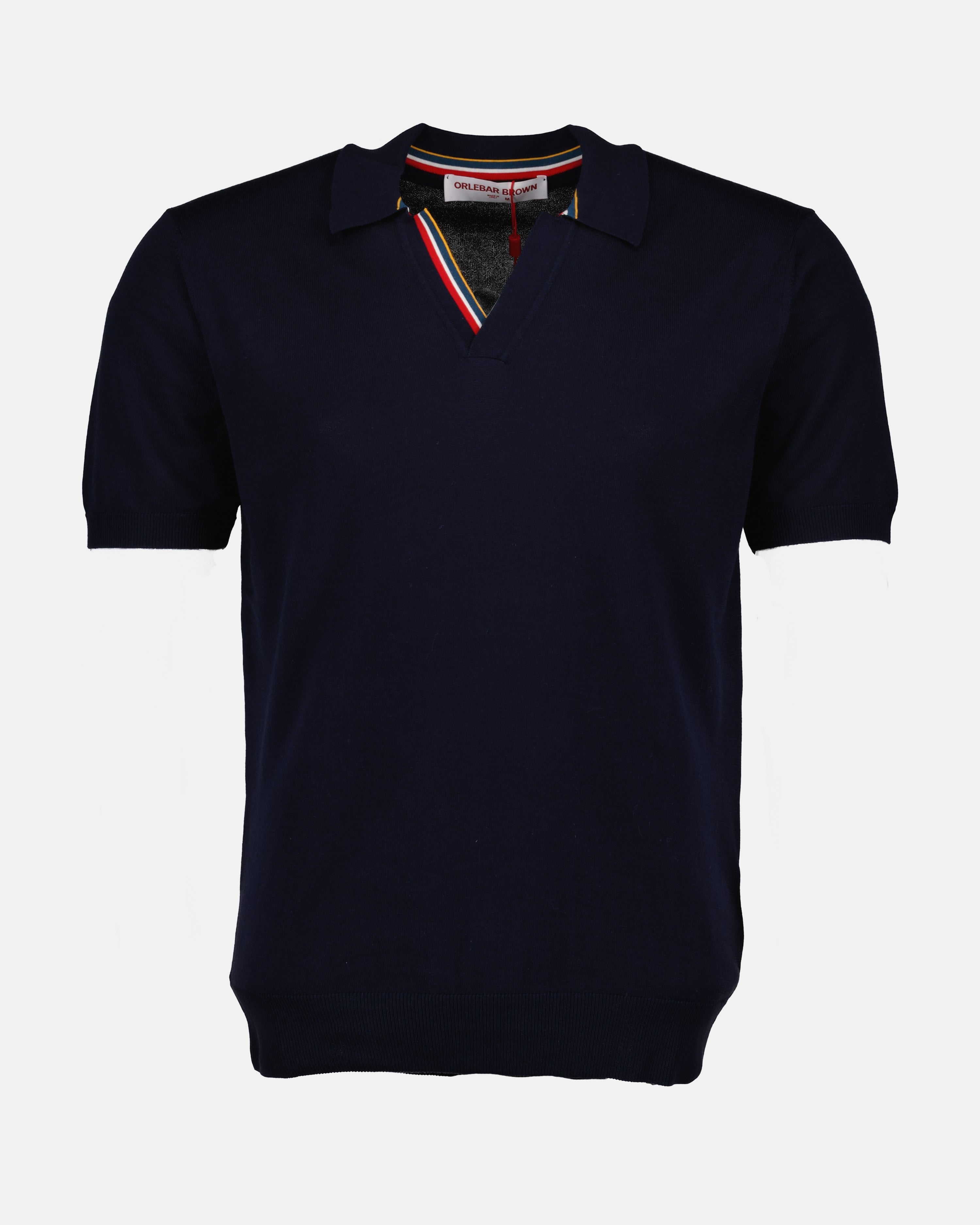 Polos Polo Horton Orlebar Brown Bleu foncé Homme