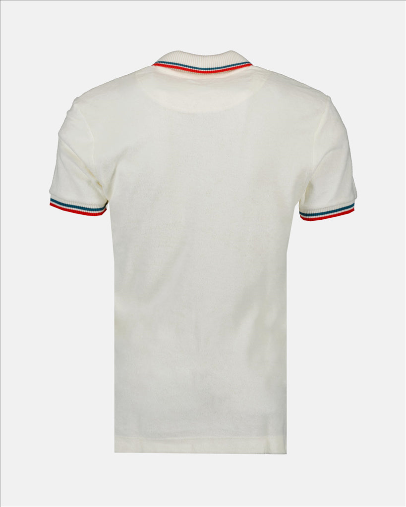 T-shirts Polo Jarrett OB stripe Orlebar Brown Blanc Homme