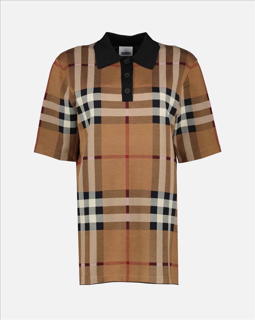 Polo à carreaux