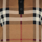 Polos Polo à carreaux Burberry Marron Femme