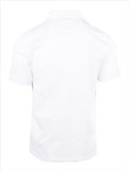 Poloshirts Polo à logo bande Alexander McQueen Weiß Homme