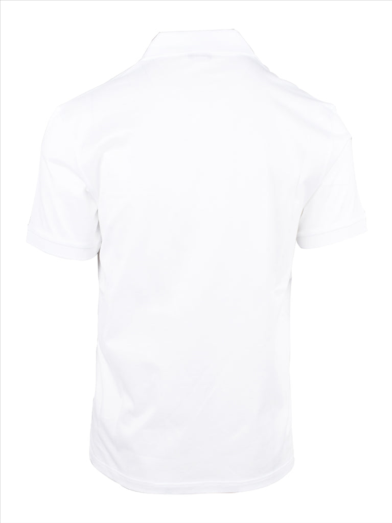 Poloshirts Polo à logo bande Alexander McQueen Weiß Homme