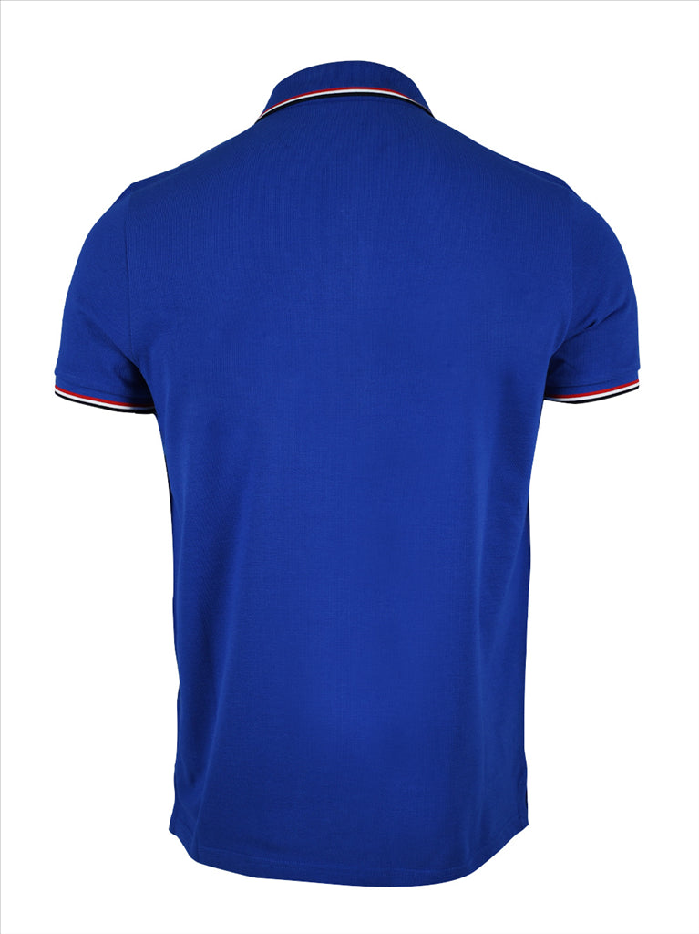 Polos Polo logo Moncler Bleu Homme