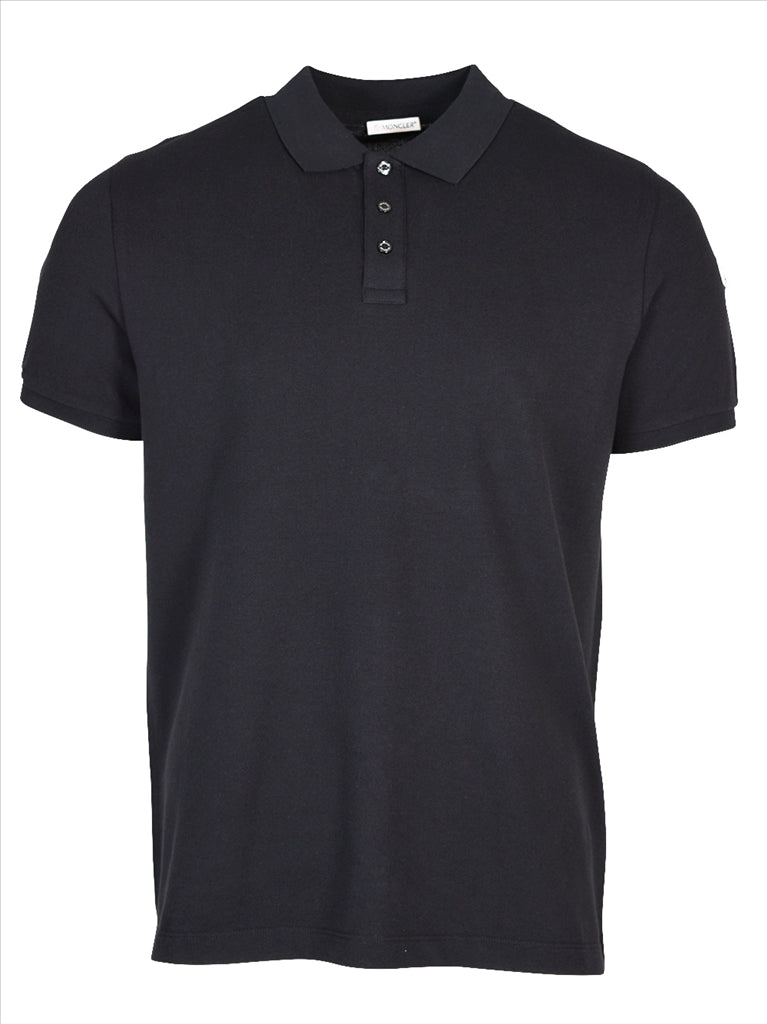 Polos Polo logo Moncler Bleu Homme