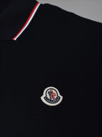 Polos Polo logo Moncler Bleu Homme
