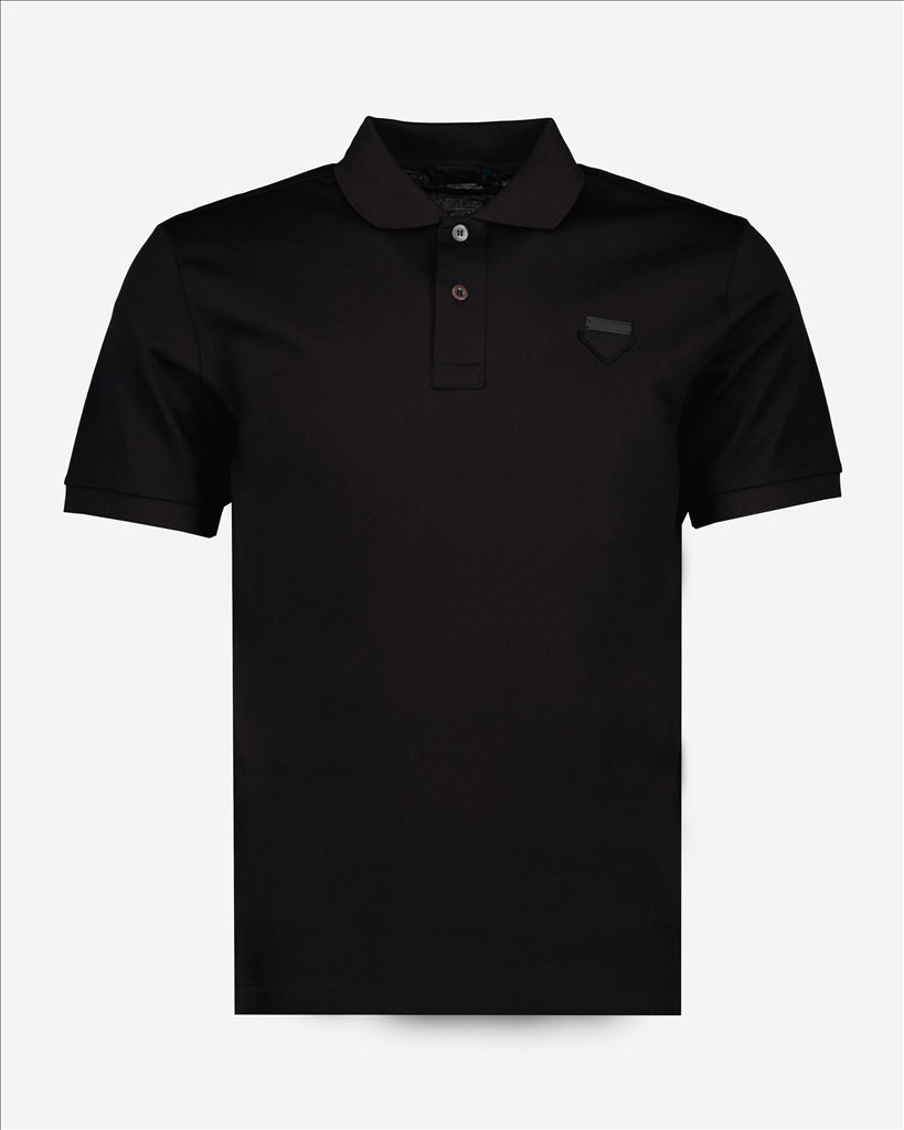 Polos Polo logo Prada Noir Homme