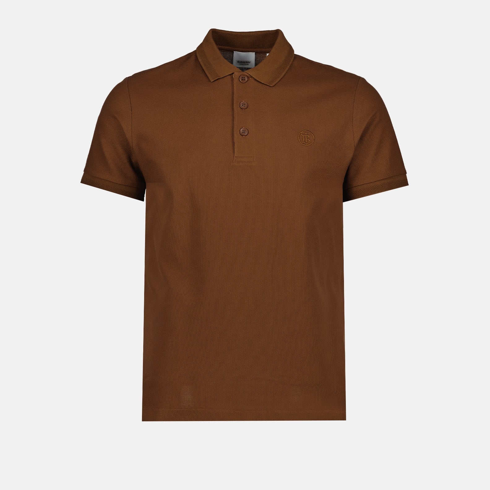 Polos Polo Eddie Burberry Marron Homme
