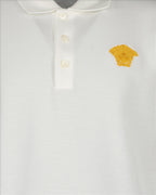 Vêtements Polo Medusa Versace Blanc Enfants
