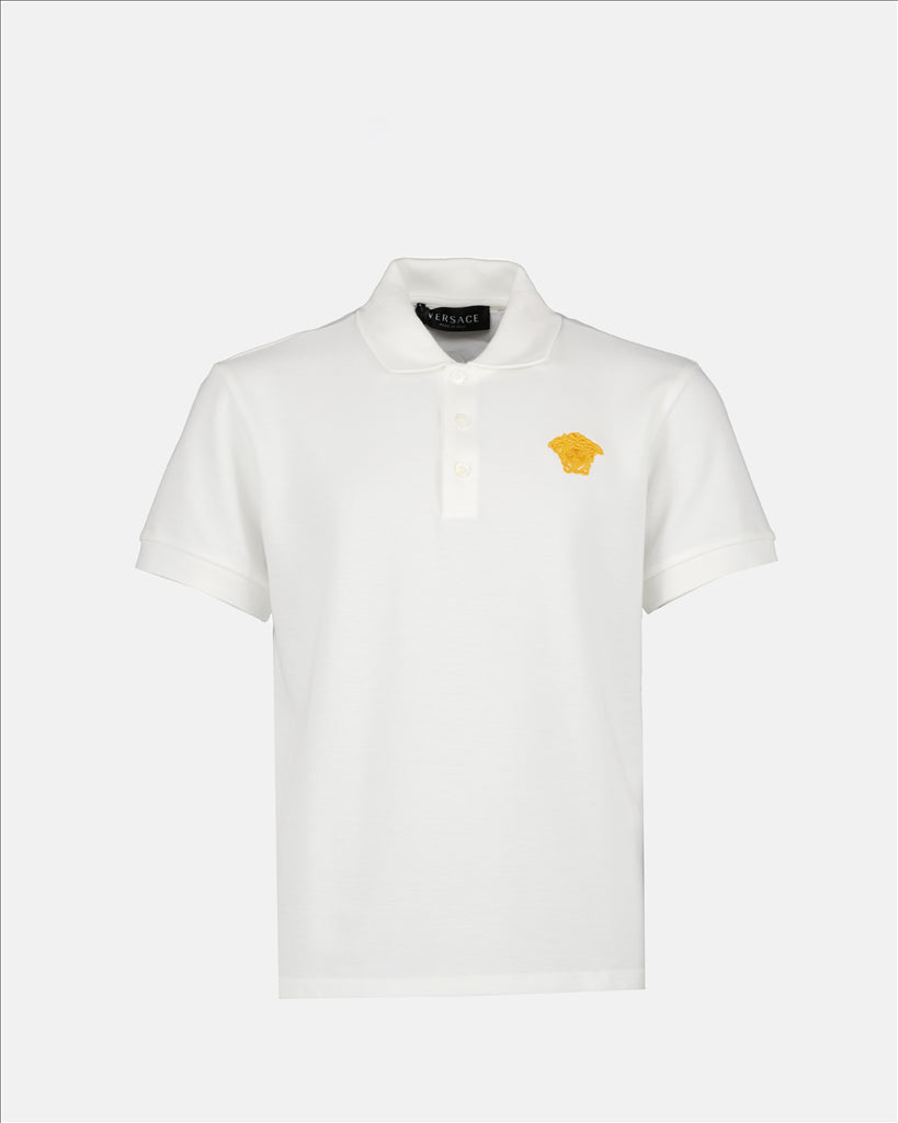 Vêtements Polo Medusa Versace Blanc Enfants