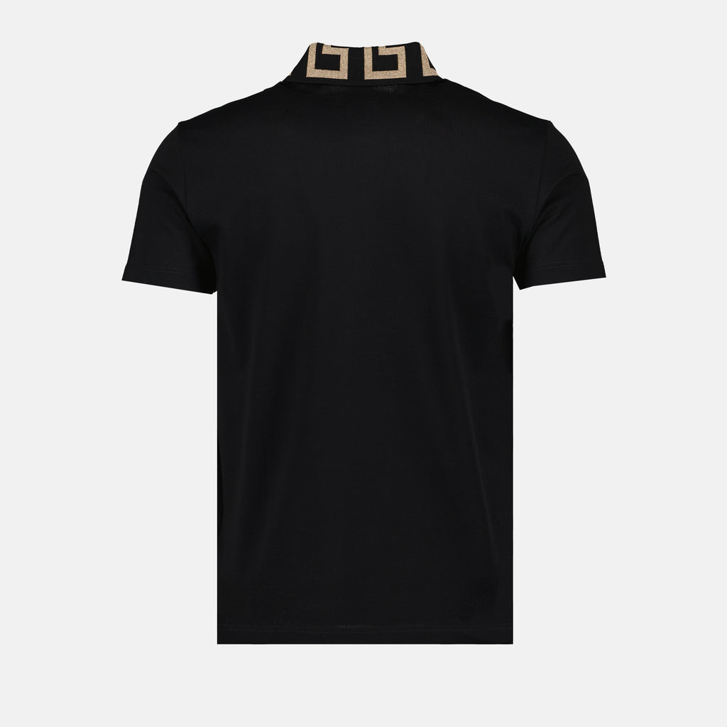 Polos Polo Medusa Greca Versace Noir Homme