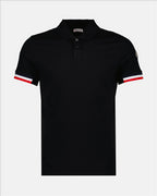 Polos Polo à liseré Moncler Negro Homme