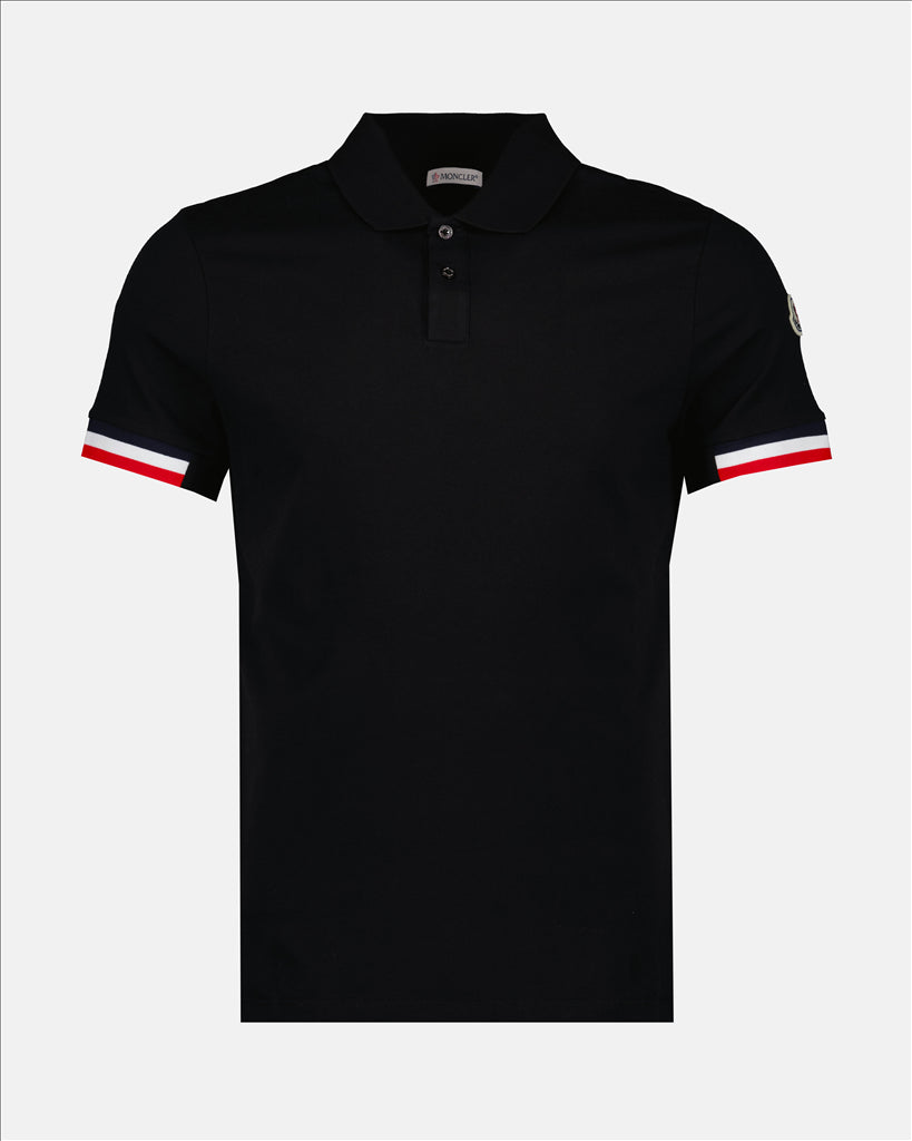 Polos Polo à liseré Moncler Preto Homme