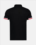 Polos Polo à liseré Moncler Negro Homme