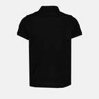Poloshirts Polo à logo Moncler Schwarz Homme