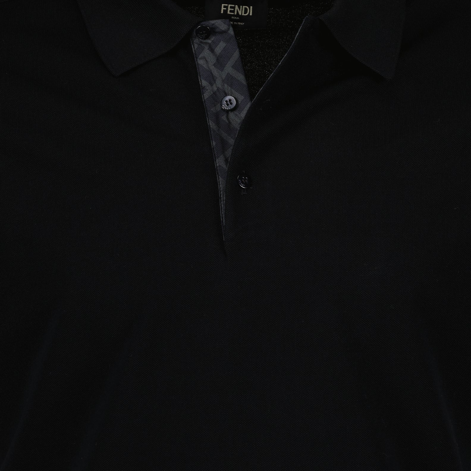 Polos Polo FF Fendi Noir Homme